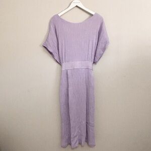 New CLOSET LONDON CURVE Women’s Lavender Ribbed Textured Kimono Dress Size US 18